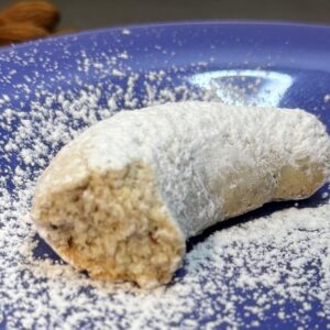 Almond Vanilla Log Cookies (Gluten Free)